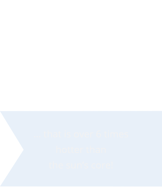 sun's core icon ...that is over 6 times hotter than the sun's core!