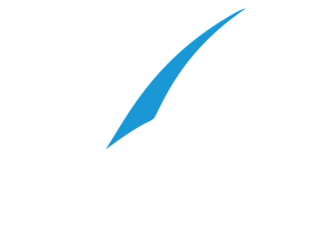 Strategic Deterrence logo with blue swoosh.
